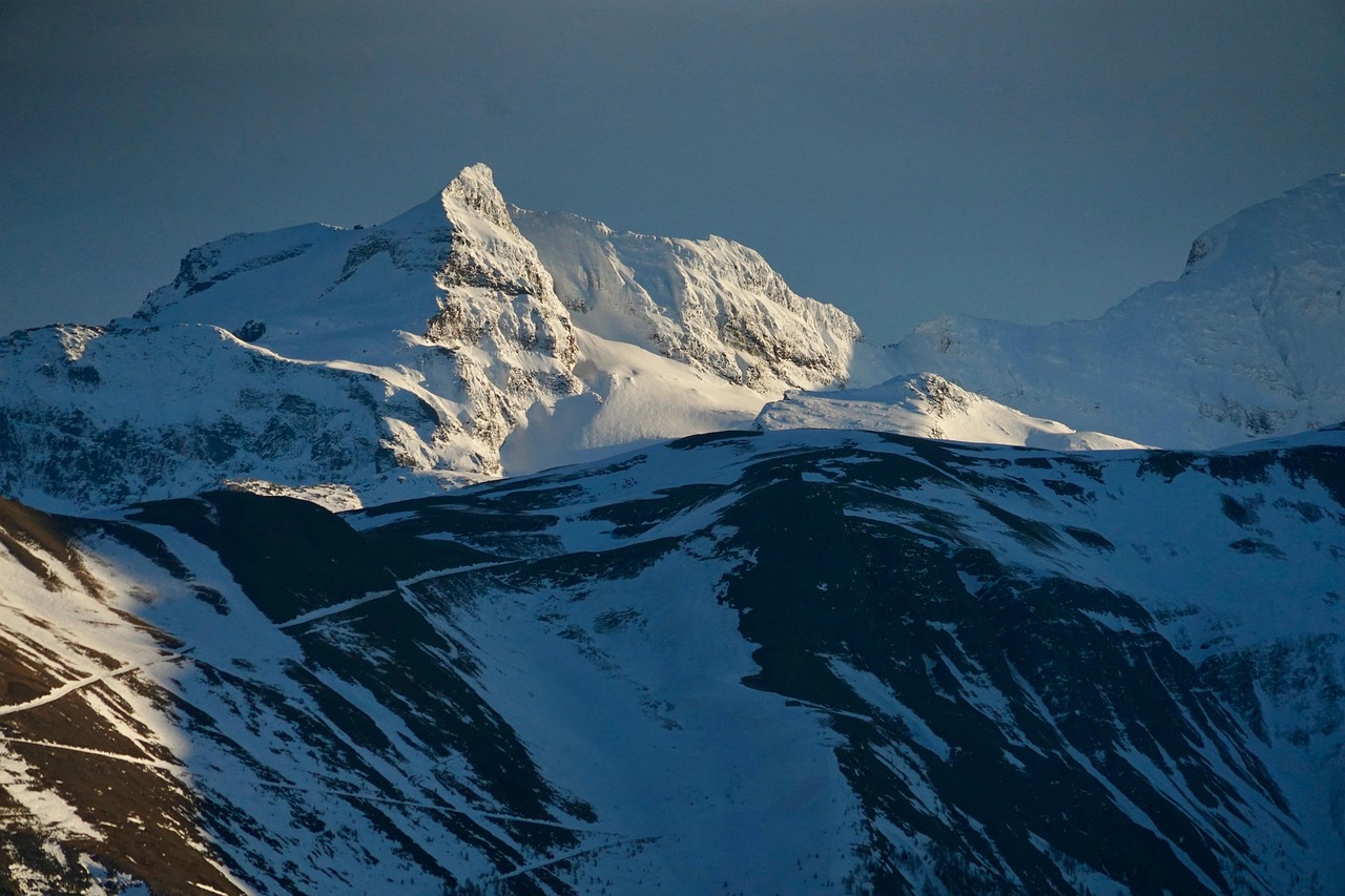 mountains, snow, valais, nature, switzerland, mood